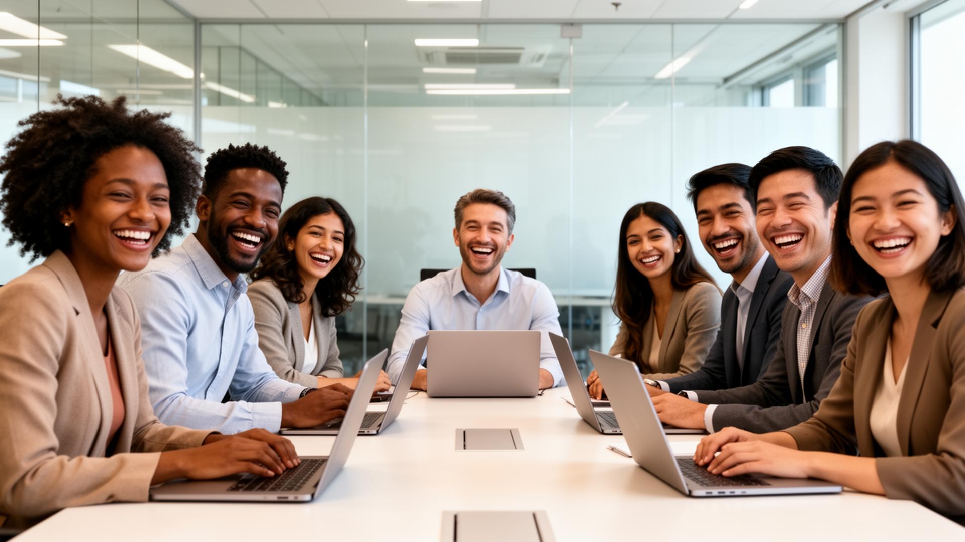 Maverc team in a collaborative team meeting
